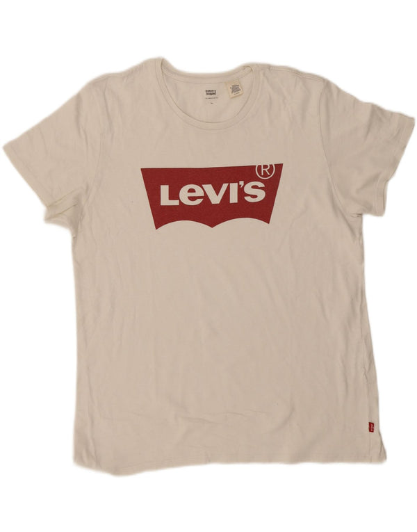 Levi's muška majica s grafičkim motivima XL bijela