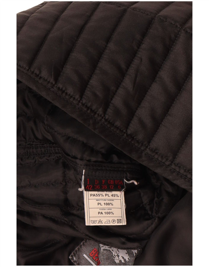 Chateu Beau Cedre Ženska prošivena jakna UK 12 Srednji crni poliamid