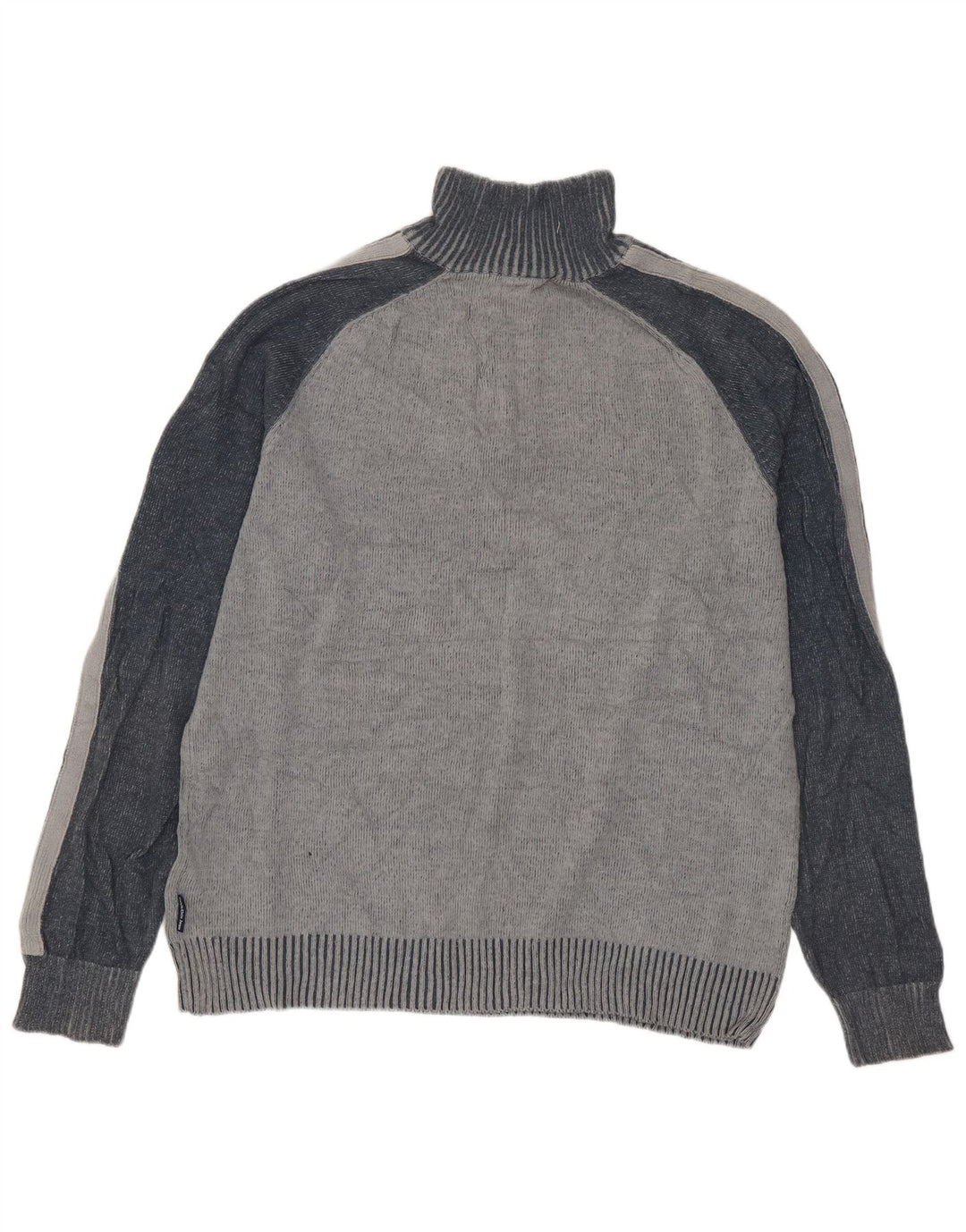 Calvin Klein Jeans muški džemper s izrezom s patentnim zatvaračem srednje sive boje