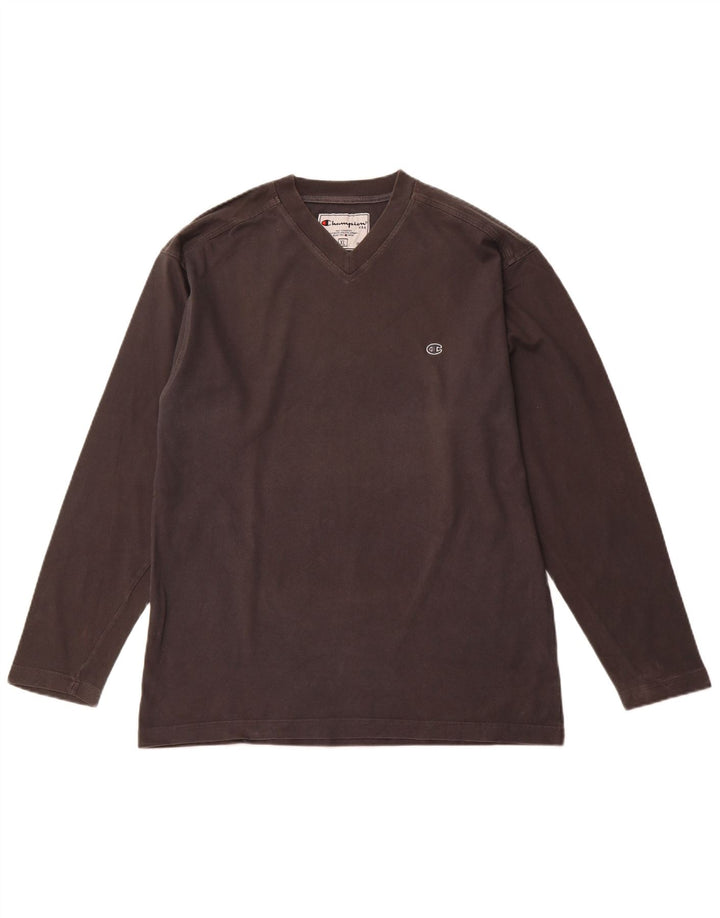 Champion muška majica dugih rukava XL sivi pamuk