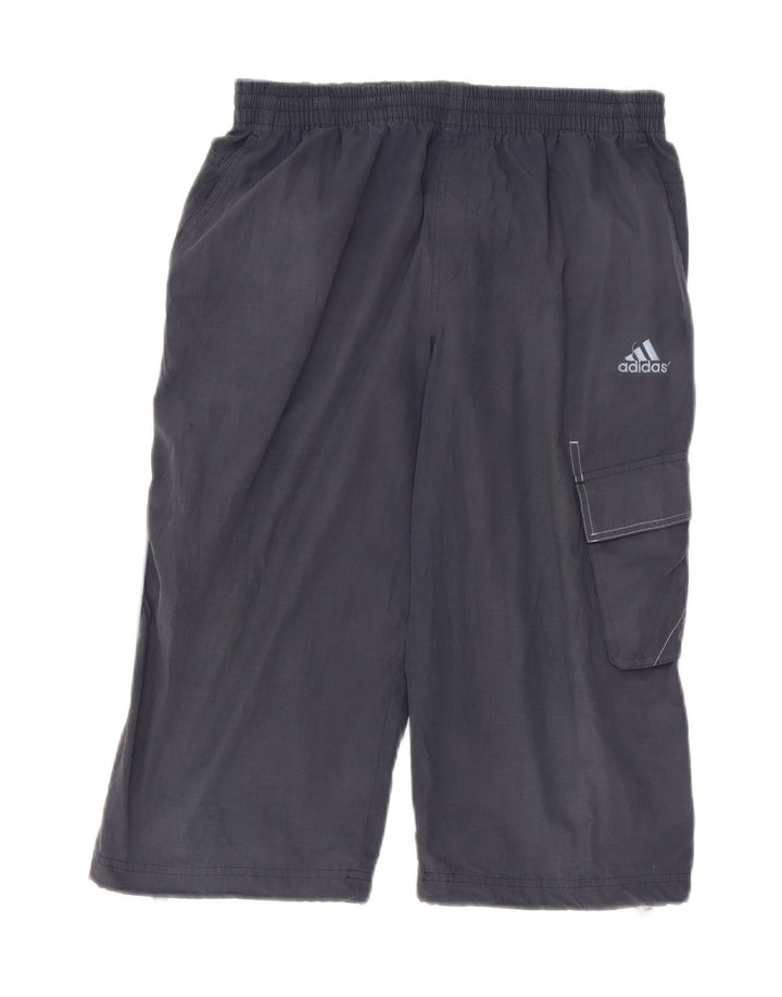 Adidas muške sportske kratke hlače bermuda male tamnoplave poliesterske boje