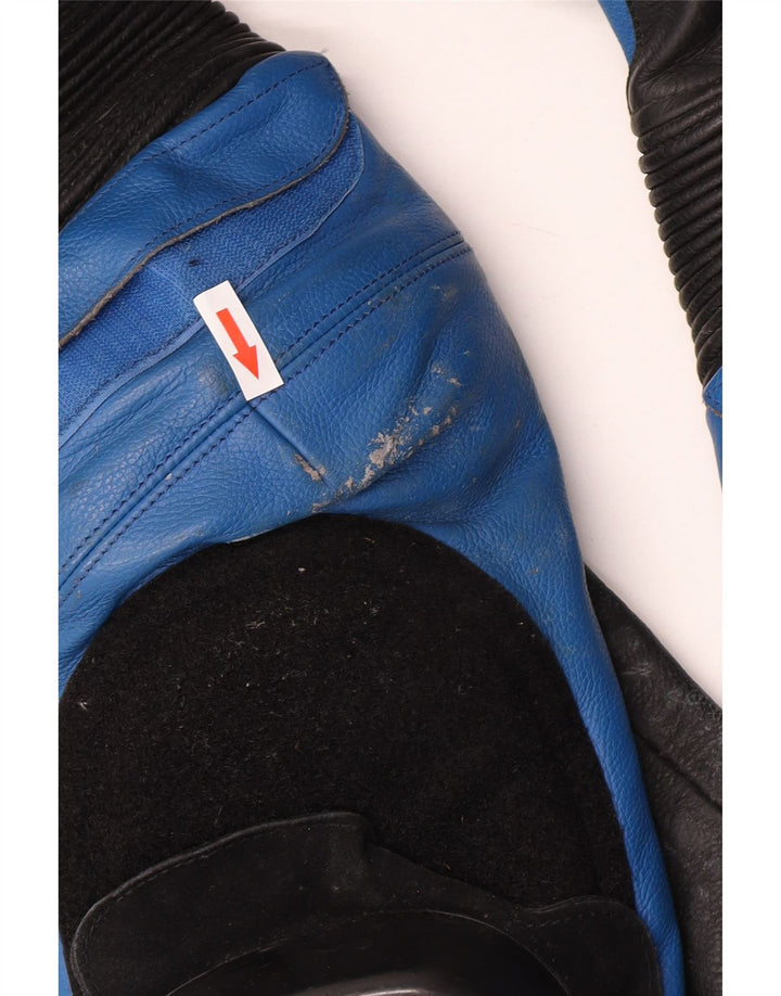 AXO muški Racer grafički kožni kombinezon IT 56 2XL plava koža u blokovima boja