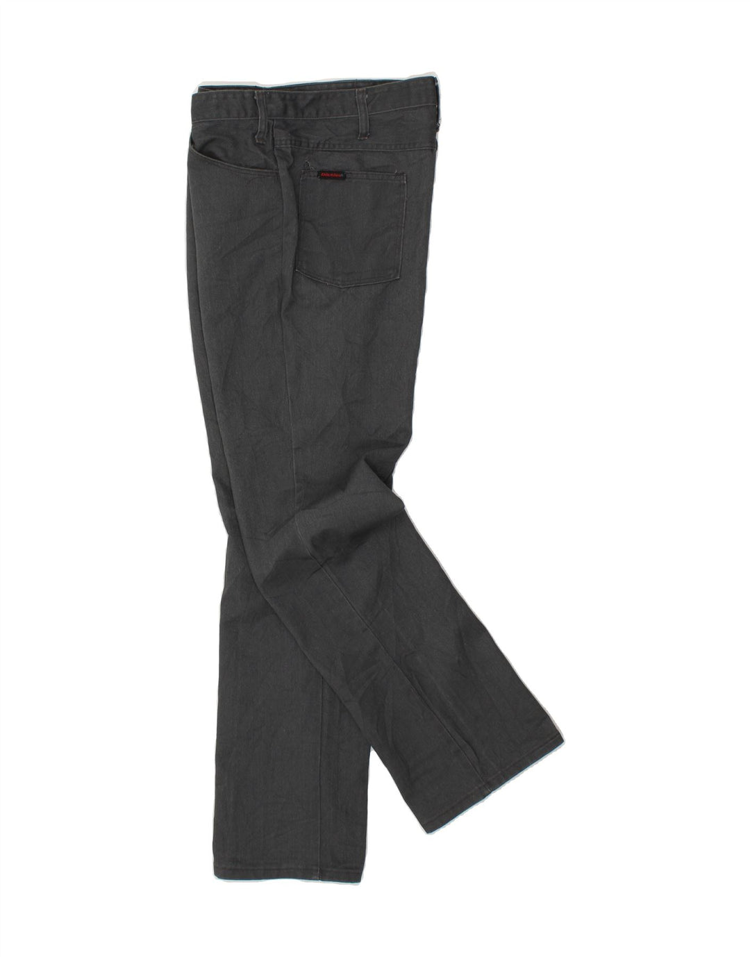 DICKIES Womens Straight Casual Trousers W34 L30 Grey Vintage Dickies and Second-Hand Dickies from Messina Hembry 
