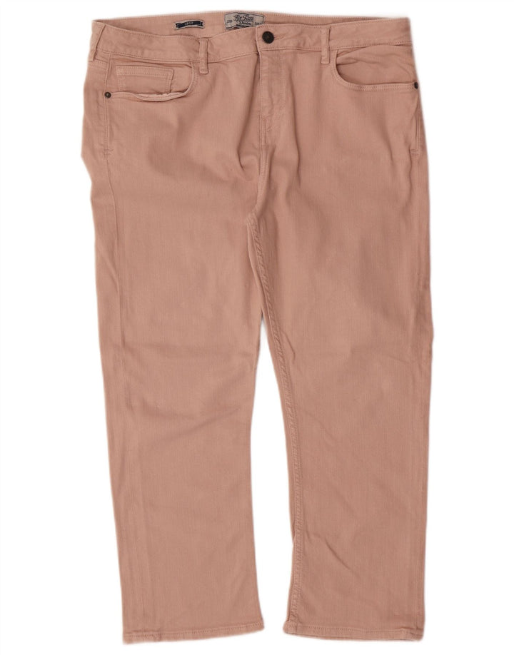 FAT FACE Ženske skraćene traperice UK 16 Large W34 L23 Ružičasti pamuk