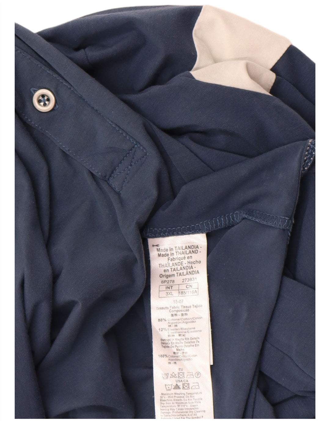 EMPORIO ARMANI Muška polo majica 3XL pamuk plave boje