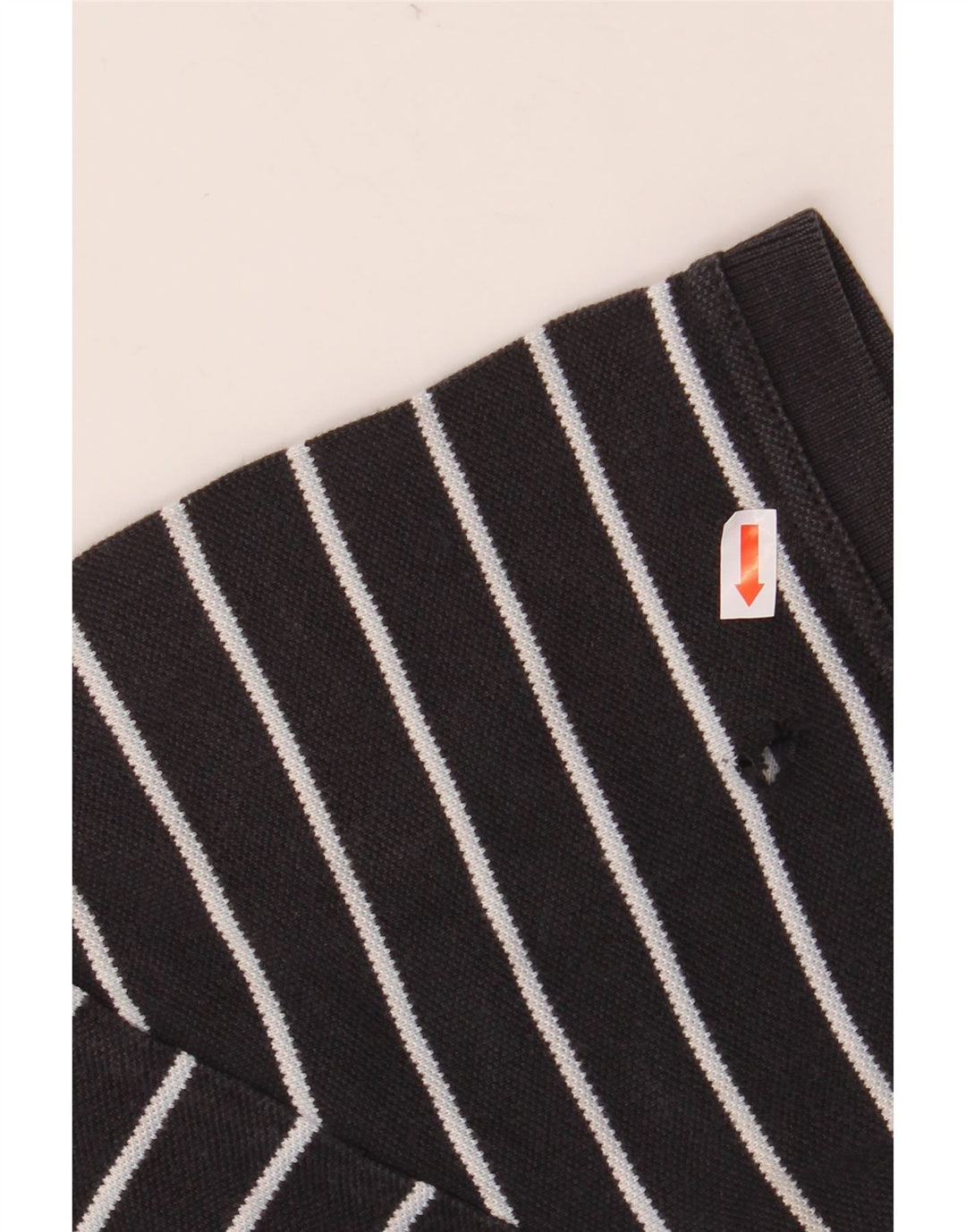 TOMMY HILFIGER Muška polo majica srednje crne pruge, pamuk