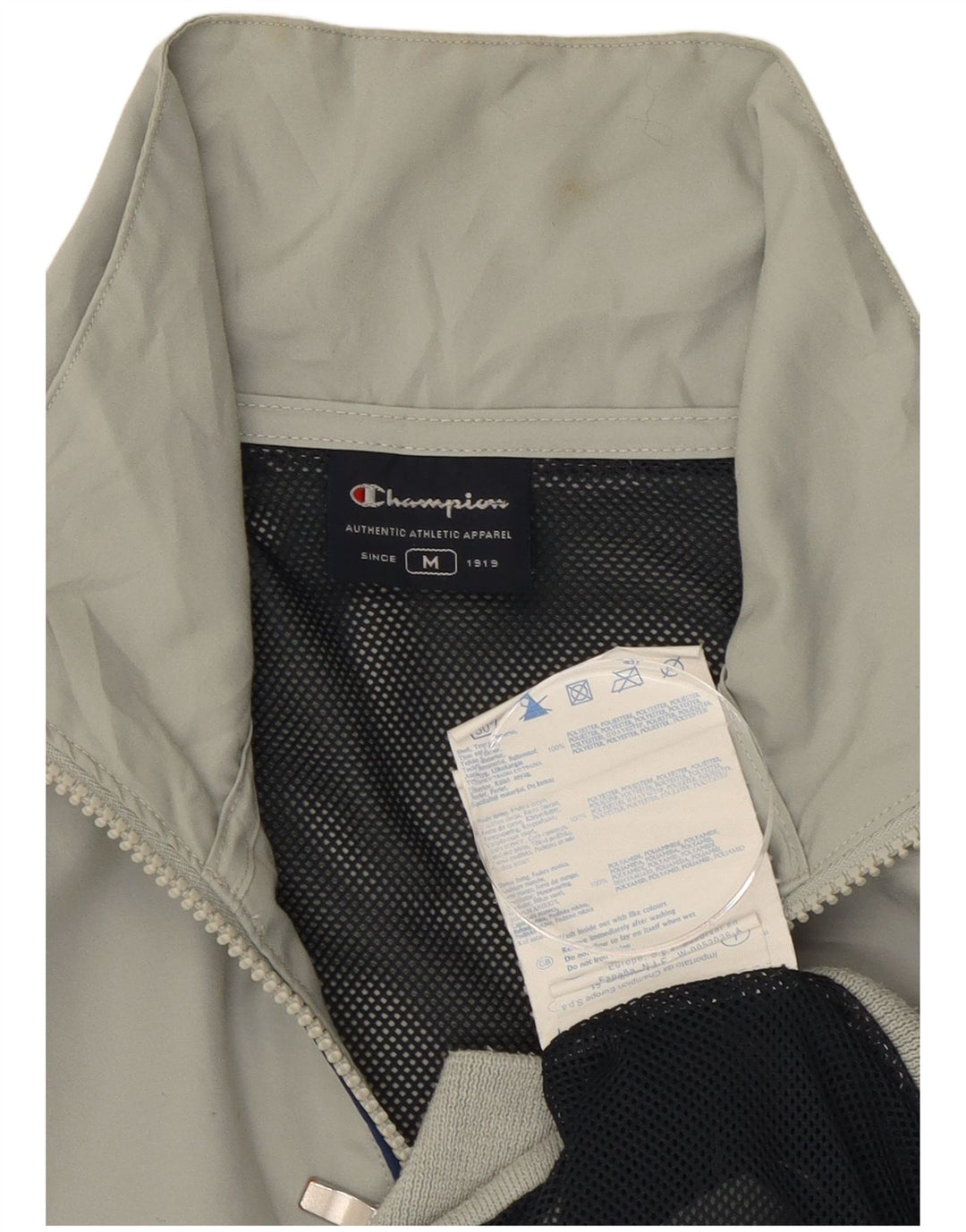 CHAMPION Muška trenirka Gornja jakna srednje sive boje od poliestera