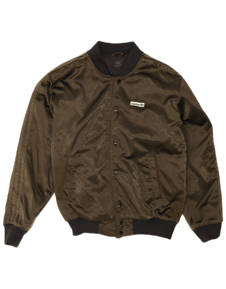 Adidas muška sveučilišna jakna UK 36 mali kaki poliamid