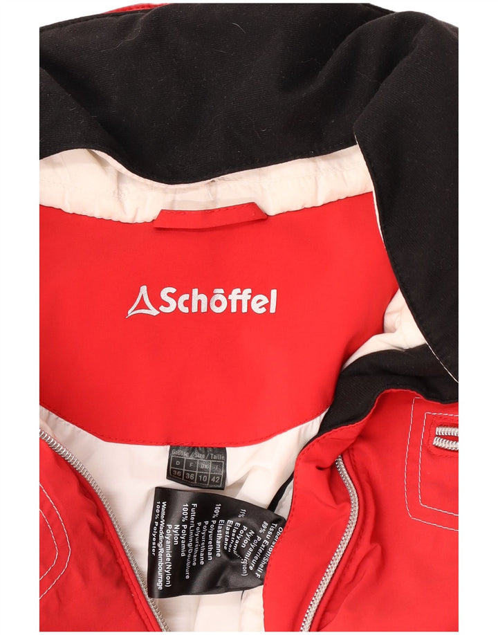 Schoffel ženska skijaška jakna UK 10 Small Red Colourblock poliamid