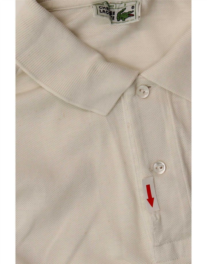 Lacoste muška polo majica veličine 3 Mala bijela pamučna