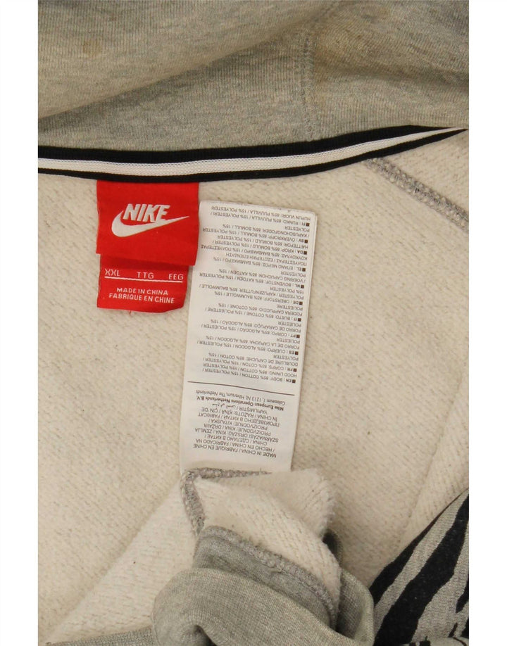Nike ženske prevelike UK 20 2XL sive pamuk sa životinjskim printom