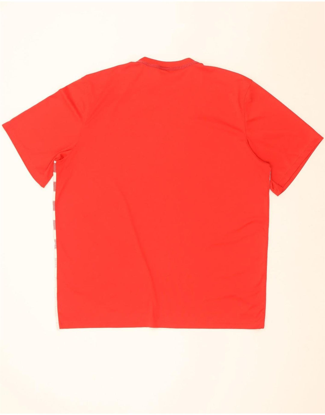 Nike Dri Fit majica kratkih rukava 2XL crveni geometrijski poliester