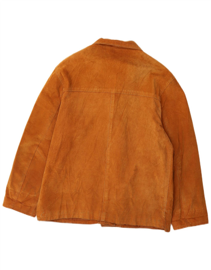 VINTAGE Ženska antilop jakna UK 14 Srednje smeđa koža