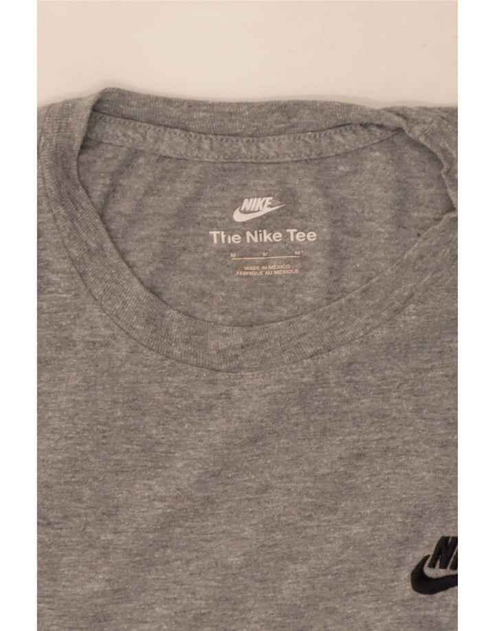 Nike muška majica kratkih rukava srednje siva s mrljama