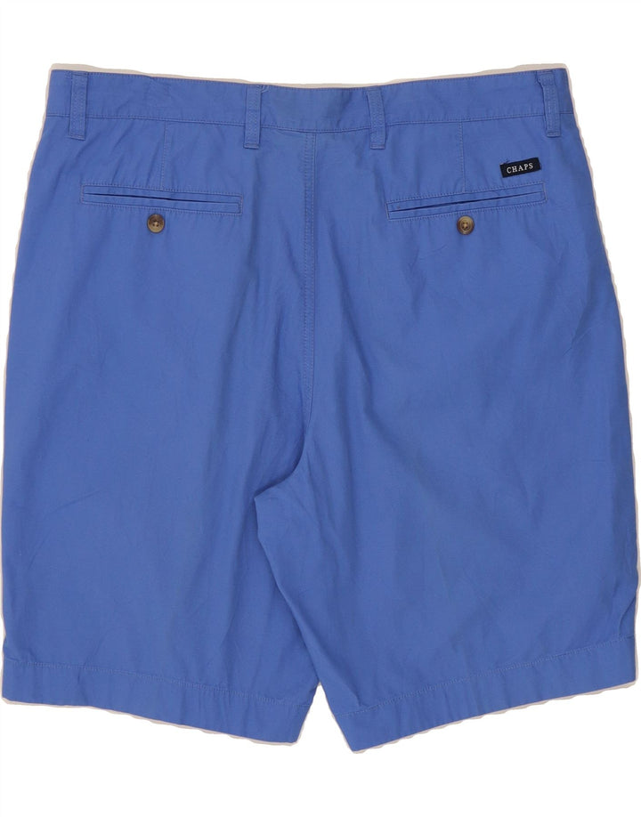 CHAPS Mens Chino Shorts W36 Large  Blue Cotton Vintage Chaps and Second-Hand Chaps from Messina Hembry 
