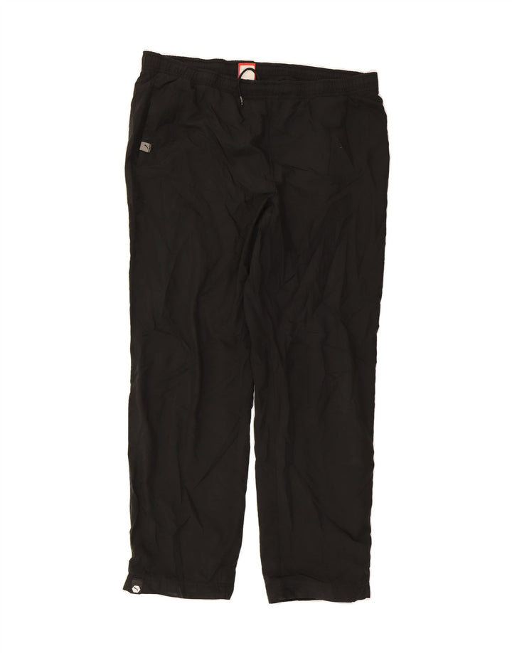 PUMA Mens Graphic Tracksuit Trousers Large  Black Vintage Puma and Second-Hand Puma from Messina Hembry 