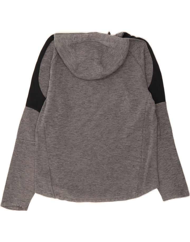 PUMA Mens Hoodie Jumper Large Grey Colourblock Vintage Puma and Second-Hand Puma from Messina Hembry 