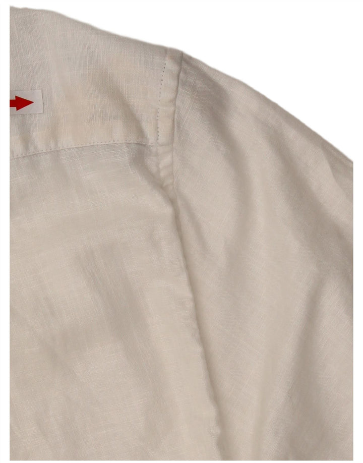 TED BAKER Muška košulja kratkih rukava, veličina 5 XL, bijelo platno