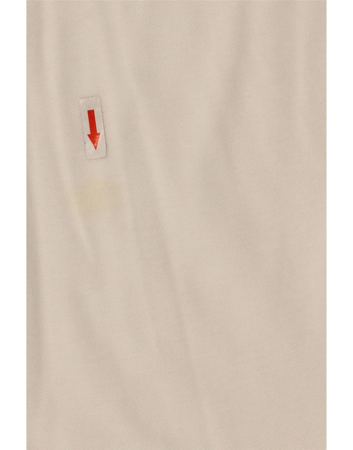 Adidas ženska polo majica UK 12 Srednje bijeli pamuk