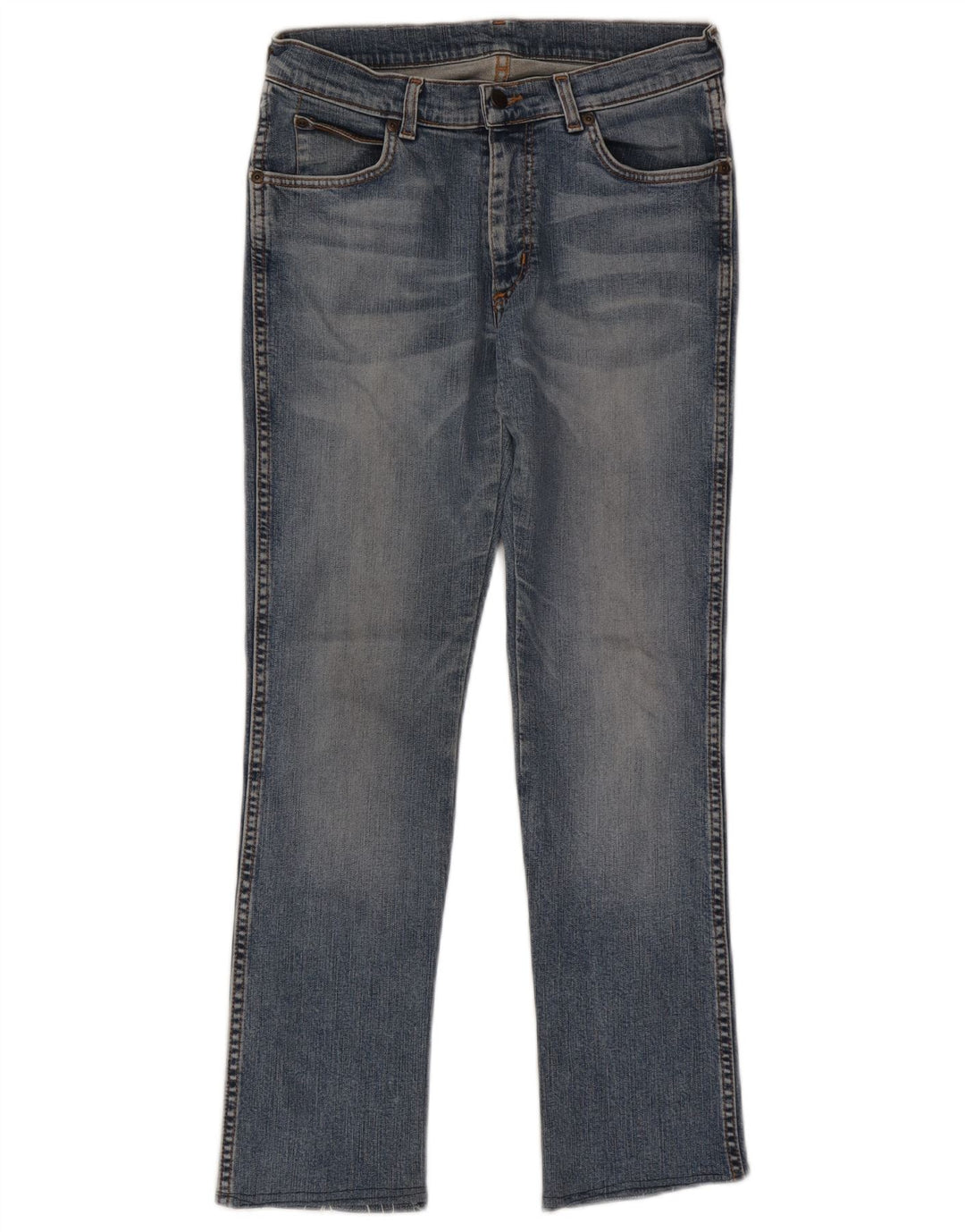 Ženske ravne traperice Wrangler W30 L28 plave