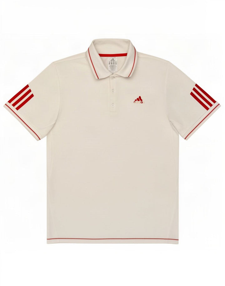 Adidas muška polo majica srednje bijele boje od poliestera