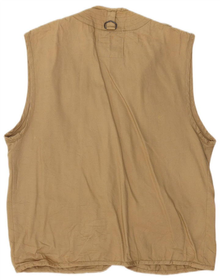 Vintage muška uslužna jakna UK 38 srednje bež pamuk