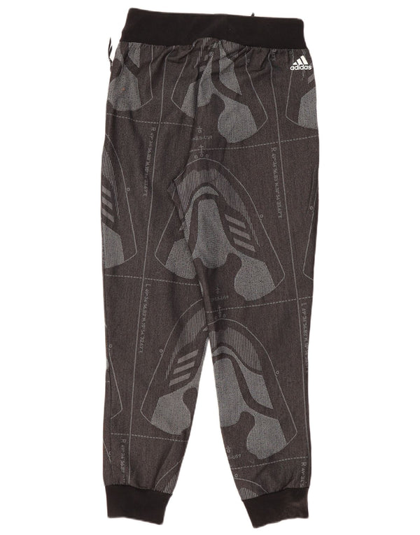 Adidas ženske hlače za trenirku Joggers UK 8/10 male crne geometrijske