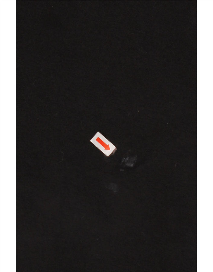 ADIDAS Ženska majica s kapuljačom s kapuljačom UK 24/26 2XL crni pamuk