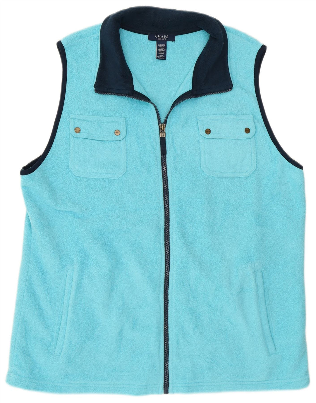 Chaps ženska jakna od flisa UK 18 XL plavi poliester