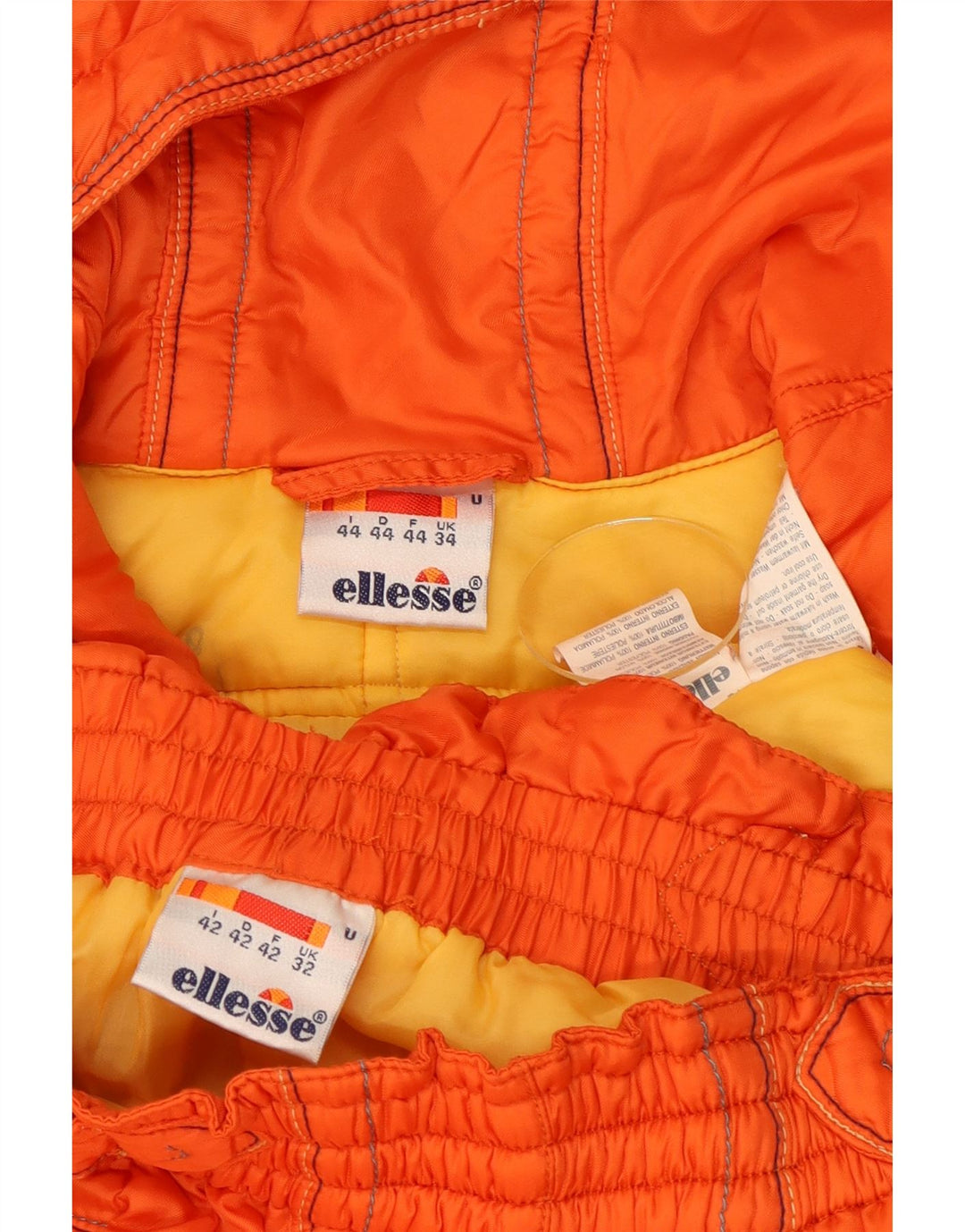 Muški pulover s kapuljačom Ellesse puna trenirka UK 34 XS narančasta zimska