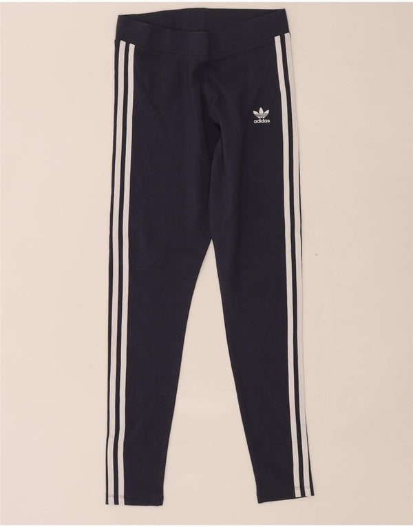 Adidas ženske tajice UK 12 srednje tamnoplave