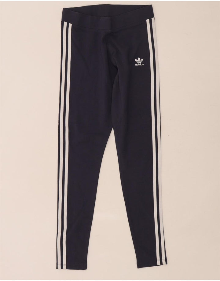 Adidas ženske tajice UK 12 srednje tamnoplave