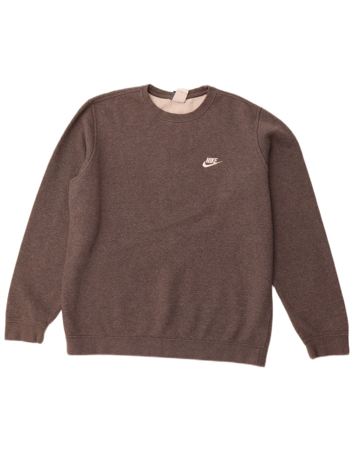 NIKE Muška majica s kratkim rukavima Veliki sivi pamuk