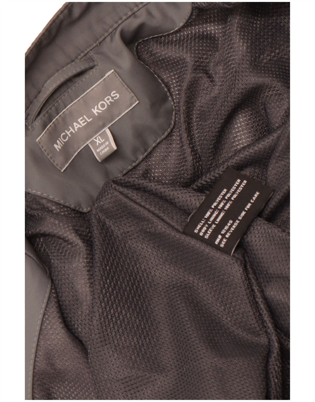 MICHAEL KORS Muška upotrebna jakna UK 42 XL sivi poliester
