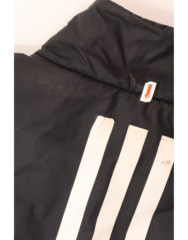 ADIDAS muška podstavljena jakna UK 40 veliki crni poliester