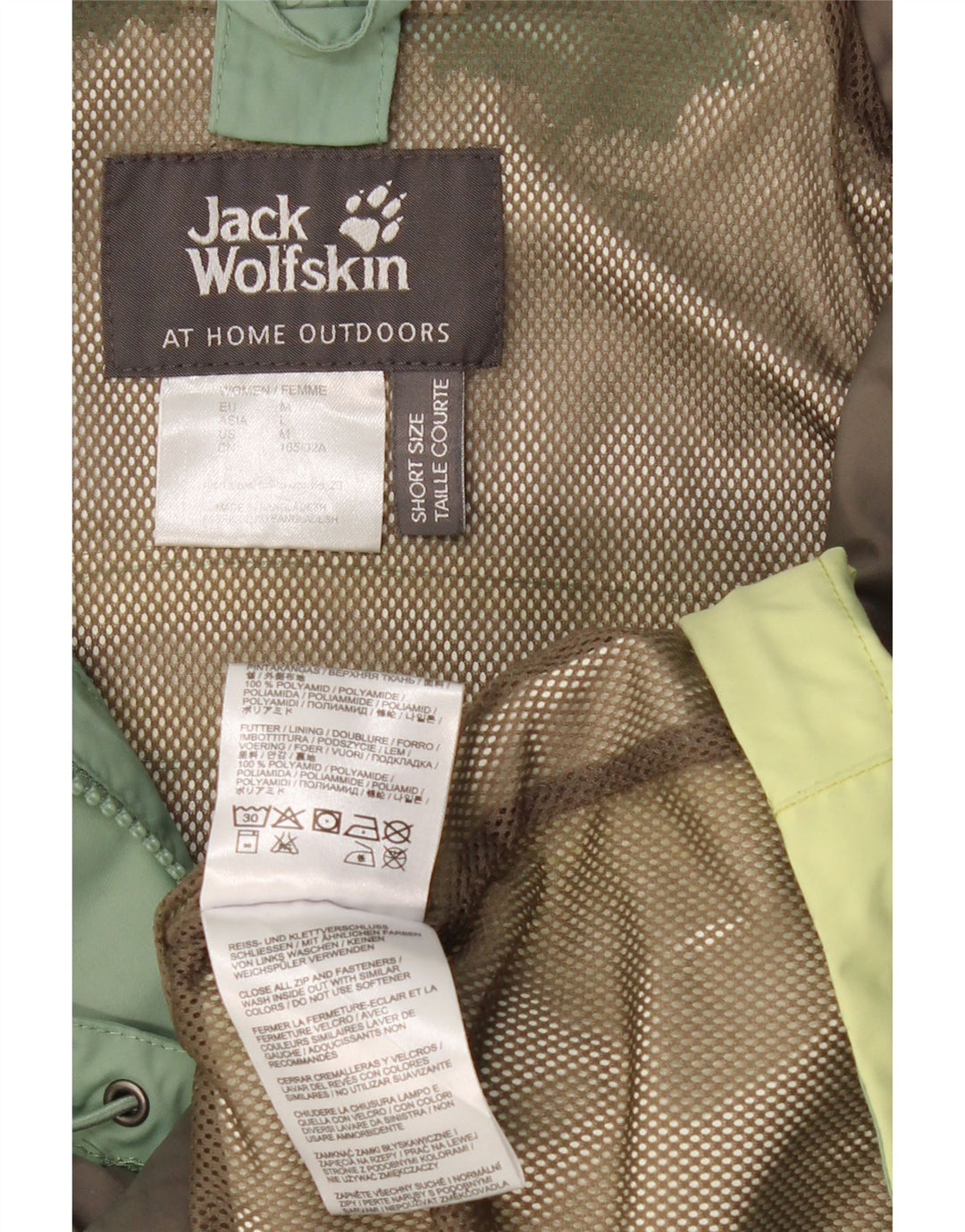 JACK WOLFSKIN Ženska vjetrovka jakna UK 14 srednje zelene boje