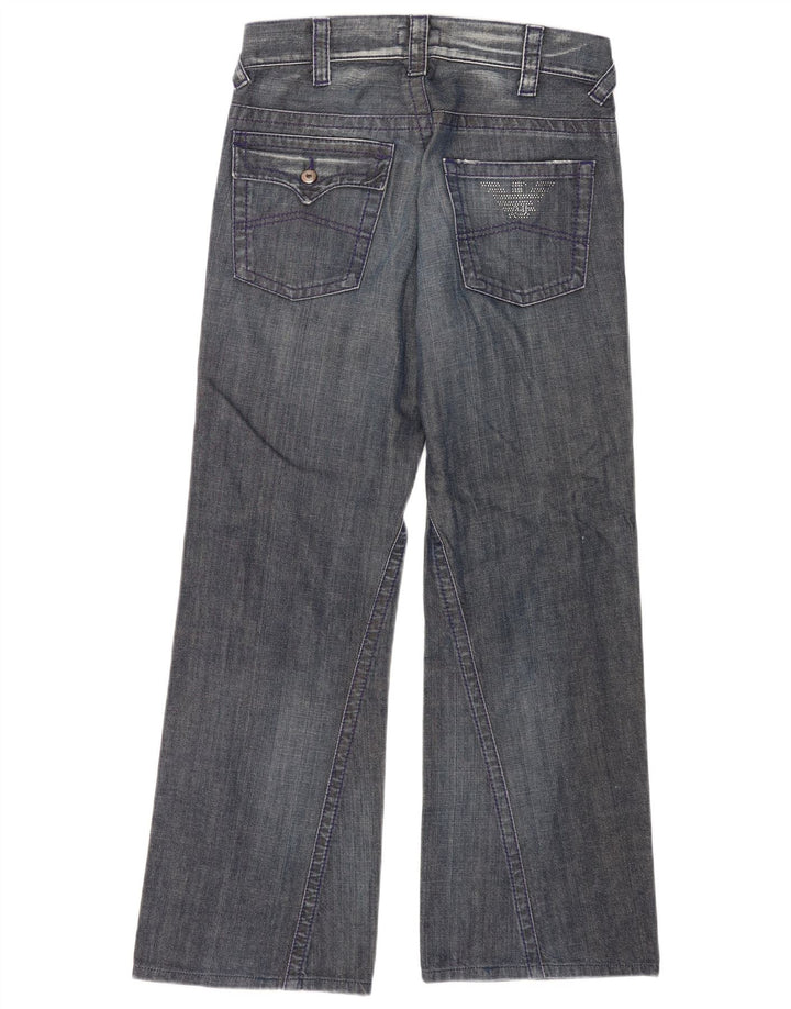 Armani muške traperice s bootcut W29 L30 plavi pamuk