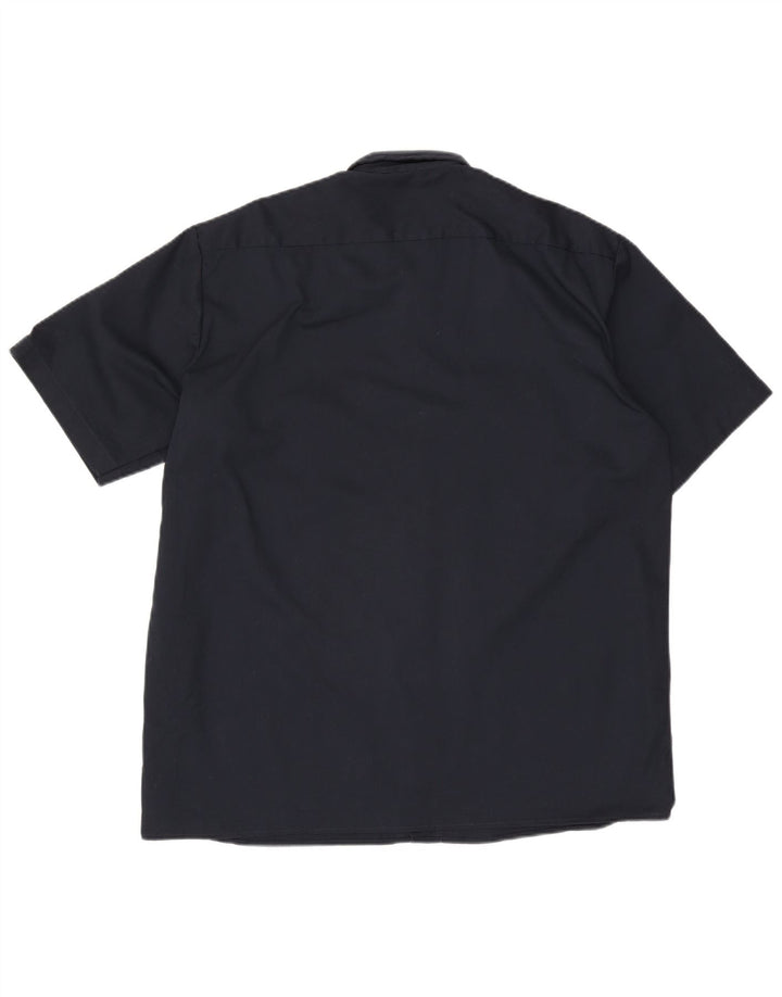 Dickies muška košulja kratkih rukava, veliki tamnoplavi poliester