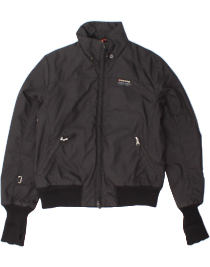 CAPE HORN Womens Bomber Jacket UK 16 Large Black Vintage Cape Horn and Second-Hand Cape Horn from Messina Hembry 