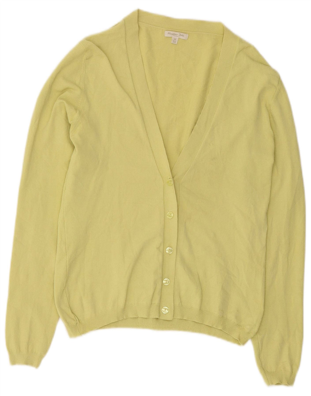 Massimo Dutti ženski kardigan pulover UK 12 Srednje žuta viskoza