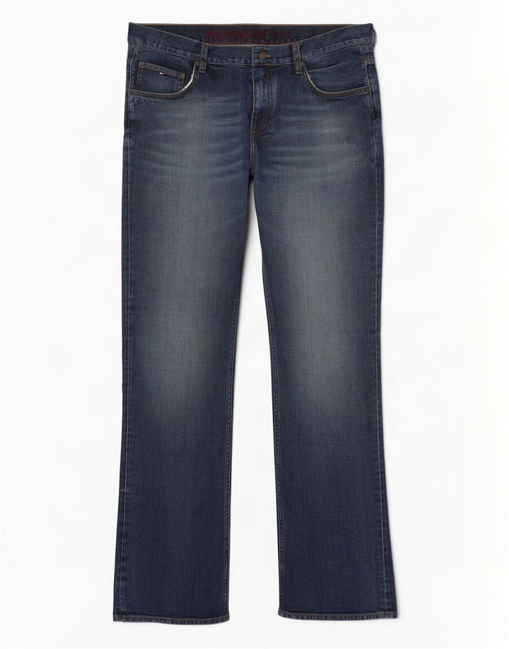 Muške traperice Tommy Hilfiger Bootcut W38 L34 tamnoplavi pamuk