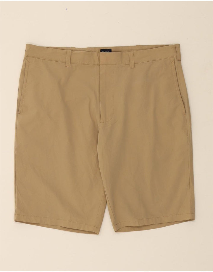 J. CREW Mens Chino Shorts W35 Large Beige Polyester Vintage J. Crew and Second-Hand J. Crew from Messina Hembry 