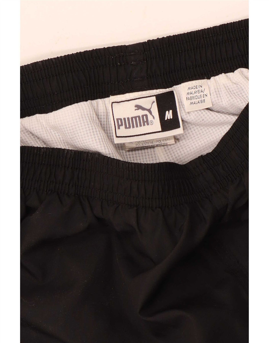 Puma muške trenirke srednje crne poliesterske hlače