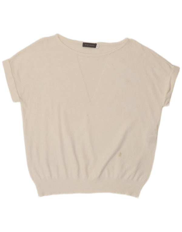 MINT VELVET Ženska široka bluza UK 12 Srednje bijeli poliamid