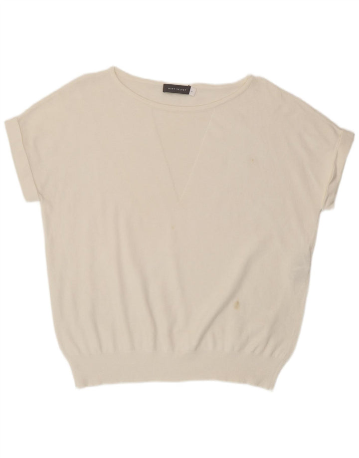 MINT VELVET Ženska široka bluza UK 12 Srednje bijeli poliamid