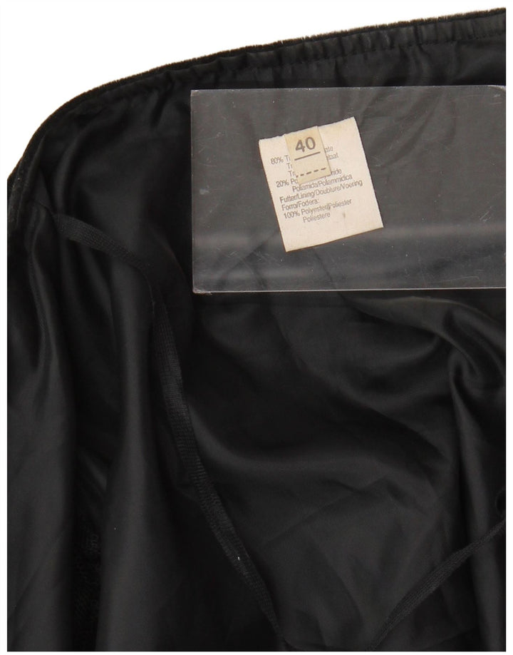 VINTAGE ženski bolero sako IT 40 mali crni triacetat