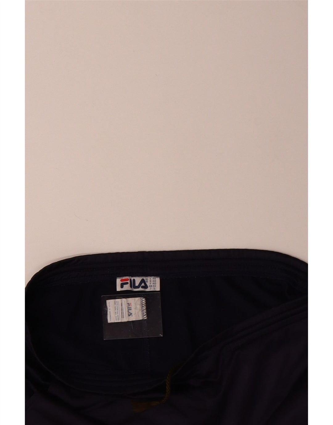 FILA Mens Tracksuit Trousers Joggers Medium  Navy Blue Polyester