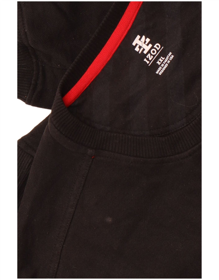 Izod muški džemper 2XL crni pamuk