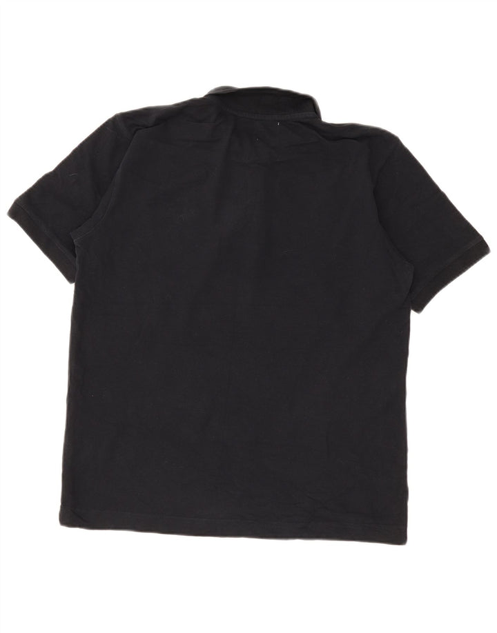 Kappa muška polo majica srednje crne pamučne boje