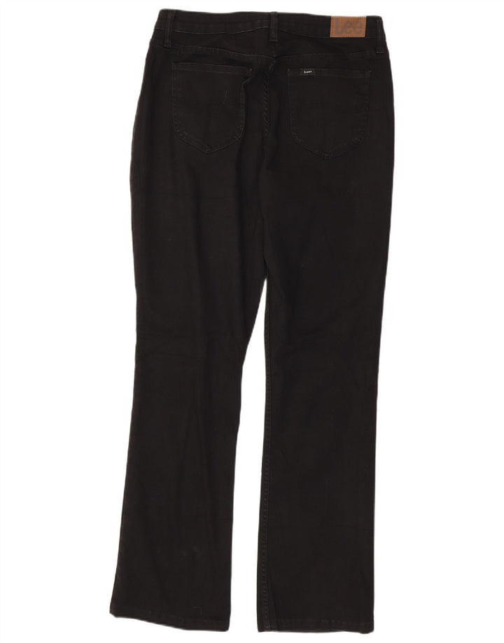 LEE Ženske traperice srednjeg rasta Regular Fit Bootcut W32 L30 Crne